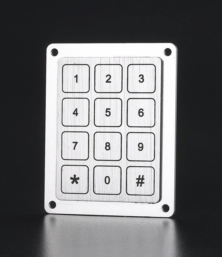 Stainless Steel Piezoelectric Keypad with High Durability
