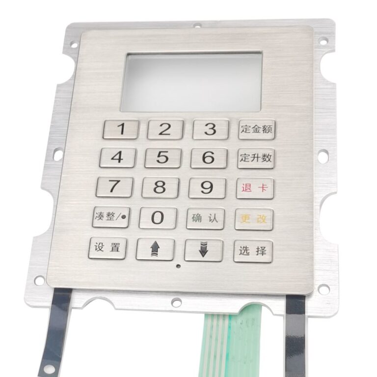304 Stainless Steel Fuel Dispenser Keypad