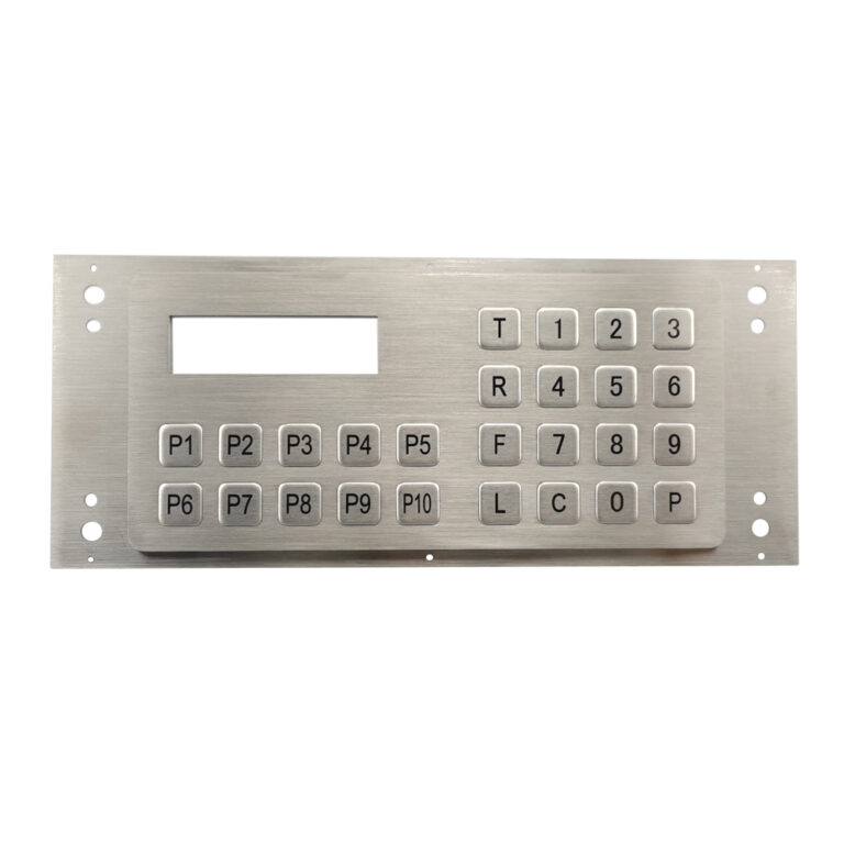 Explosion-Proof Mining Keypad | Stainless Steel Industrial Keyboard with Integrated Display