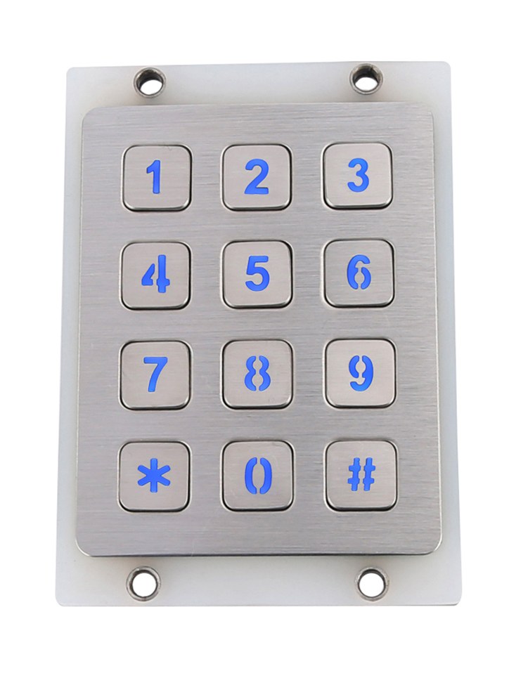 Ticket Kiosk Keypad