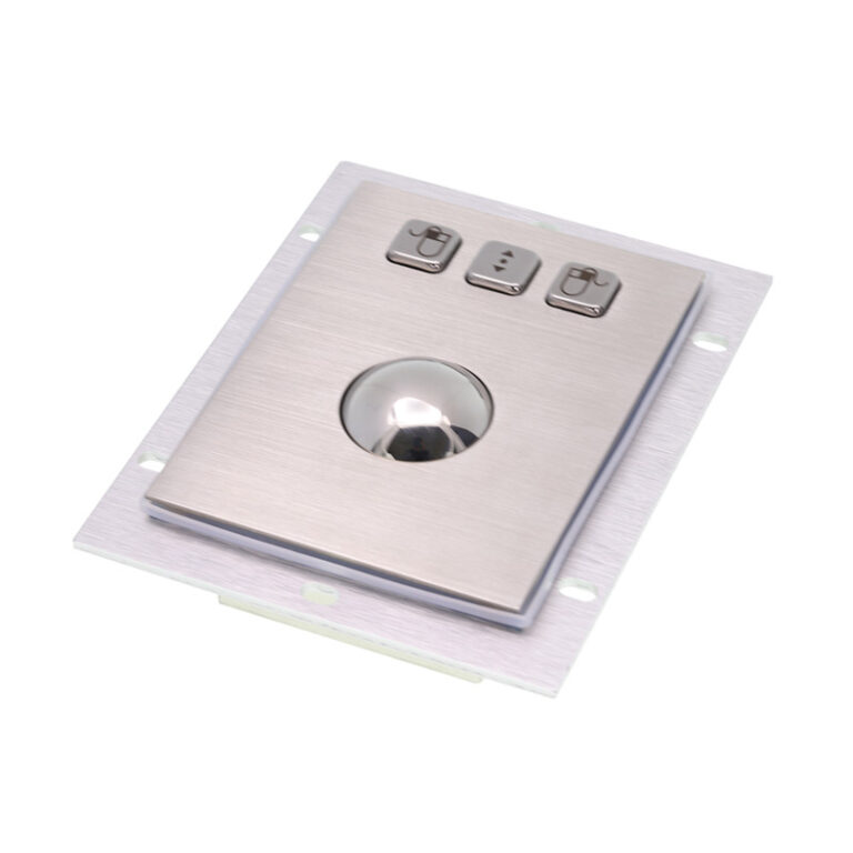 Metal Stainless Steel Mouse with Trackball